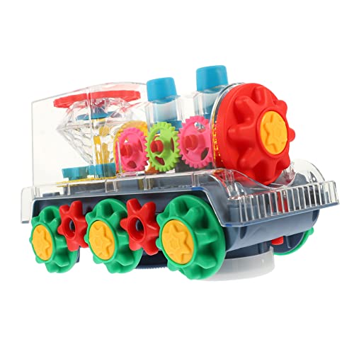 HEMOTON Batteriebetriebener Mechanischer Spielzeugzug mit Licht und Musik Stabiles Fördert Hand Auge Koordination Lernspielzeug für Kleinkinder Jahre für Jungen und Mädchen HEMOTON Batteriebetriebener Mechanischer Spielzeugzug mit Licht und Musik Stabiles Fördert Hand Auge Koordination Lernspielzeug für Kleinkinder Jahre für Jungen und Mädchen von HEMOTON