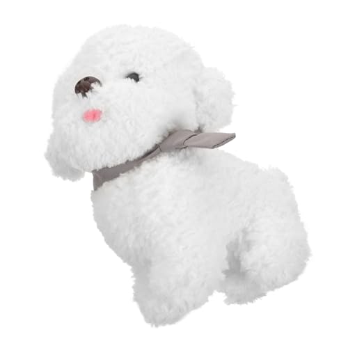 HEMOTON Bichon-Puppe Stofftierwelpe Stoffspielzeug für Hunde realistische Hundestofftiere ausgestopfte Tierhunde Hundeplüschspielzeug gefüllter Welpenplüsch Kuscheltiere Hund PP Baumwolle HEMOTON Bichon-Puppe Stofftierwelpe Stoffspielzeug für Hunde realistische Hundestofftiere ausgestopfte Tierhunde Hundeplüschspielzeug gefüllter Welpenplüsch Kuscheltiere Hund PP Baumwolle von HEMOTON