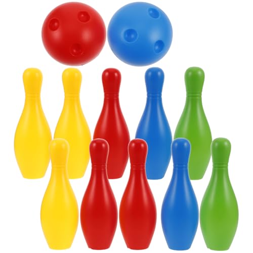 HEMOTON Bowling-Spielzeugset Für Kinder Mit 10 Bowling-Pins Und 2 Bällen Aus Kunststoff Spiele Für Drinnen Und Draußen Für Kleinkinder Lehrreiches Geburtstagsgeschenk Für Jungen Und HEMOTON Bowling-Spielzeugset Für Kinder Mit 10 Bowling-Pins Und 2 Bällen Aus Kunststoff Spiele Für Drinnen Und Draußen Für Kleinkinder Lehrreiches Geburtstagsgeschenk Für Jungen Und von HEMOTON