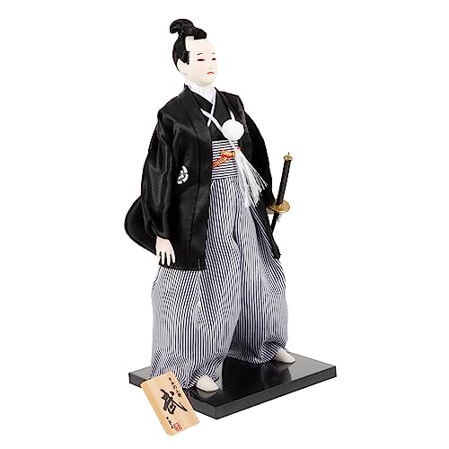HEMOTON Japanisch – Puppe Mit Kimono Heimdekoration Perfekt Für Schlafzimmer Wohnzimmer von HEMOTON