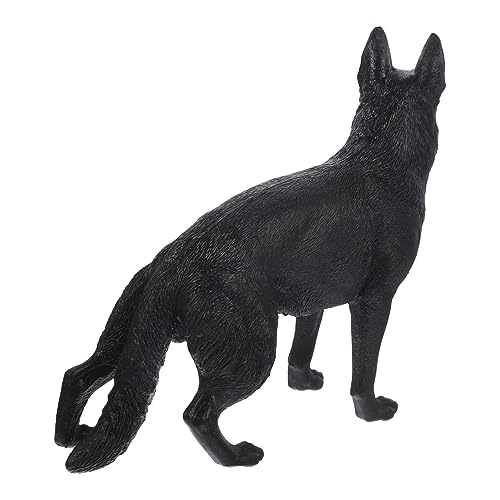 HEMOTON Cartoon Hund Figur Buffalo Stehend Hund Statue Modell Welpen Figurine Kunststoff Schwarz HEMOTON Cartoon Hund Figur Buffalo Stehend Hund Statue Modell Welpen Figurine Kunststoff Schwarz von HEMOTON