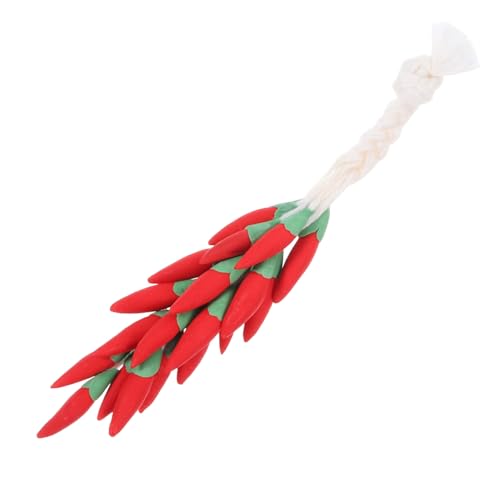 HEMOTON Realistische Simulation Chili Spielzeug En Lebensmittel Für Kinder Spielzeug Gefälschte Gemüse Chili Requisiten Für Layout Szene von HEMOTON