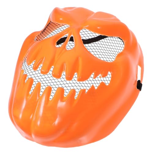 HEMOTON Cosplay Party Ausgefallene Maske Tolle Passform Terror Schreckensmaske Hip Hop Tanz Halloween-masken Halloweenmasken Halloween-horror Heiligen Damen Kürbis Gesichtsmaske von HEMOTON