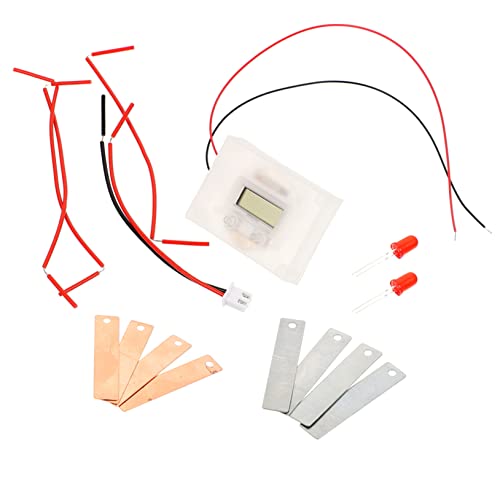 HEMOTON DIY Fruchtbatterie Experimentierkasten mit und Kupferplatten Wissenschaftliches Obstbatterie für Schüler Pädagogisches Elektrizitätsprojekt Kreativität und Praktischen Fähigkeiten HEMOTON DIY Fruchtbatterie Experimentierkasten mit und Kupferplatten Wissenschaftliches Obstbatterie für Schüler Pädagogisches Elektrizitätsprojekt Kreativität und Praktischen Fähigkeiten von HEMOTON