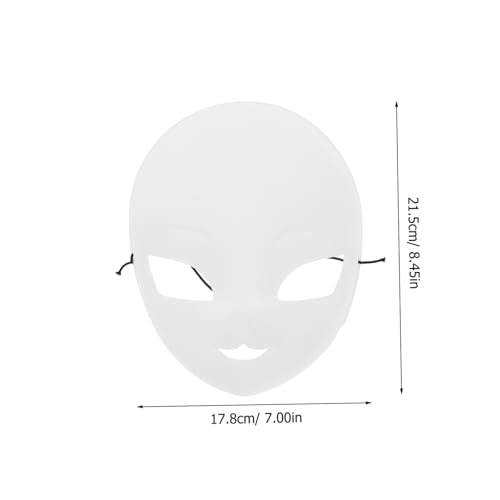 HEMOTON Diy Weiße Vollgesichts Fuchsmaske aus Mattem PVC Blanko für Halloween Cosplay Party Handbemalbar mit Großen Augen Vielseitig für Karneval und HEMOTON Diy Weiße Vollgesichts Fuchsmaske aus Mattem PVC Blanko für Halloween Cosplay Party Handbemalbar mit Großen Augen Vielseitig für Karneval und von HEMOTON