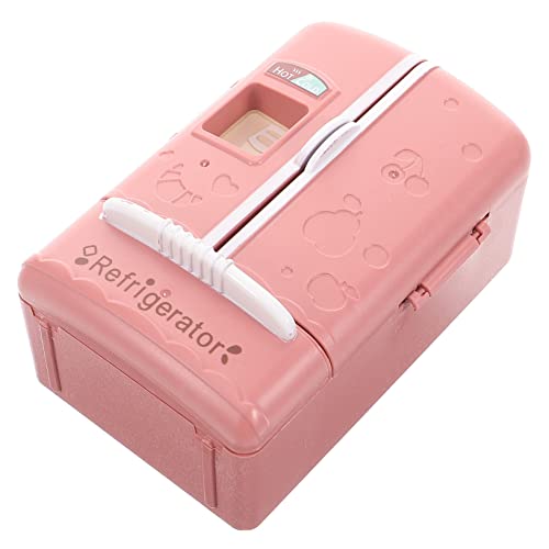 HEMOTON Mini-kühlschrank Für Puppenhaus Im Maßstab 112 Spielzeugküche Miniatur- Jungen Und Mädchen Rollenspiel Spielzeug Sicheres Kreativset von HEMOTON