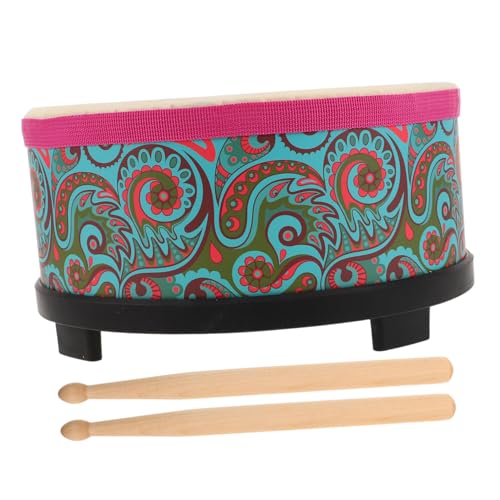 HEMOTON Drum mit Blumenmuster Leichter Orff Boden Trommel Percussion Instrument für Junge Mädchen und Kleinkinder Musikalisches Lernspielzeug für Gruppenaktivitäten und Familienfeiern HEMOTON Drum mit Blumenmuster Leichter Orff Boden Trommel Percussion Instrument für Junge Mädchen und Kleinkinder Musikalisches Lernspielzeug für Gruppenaktivitäten und Familienfeiern von HEMOTON
