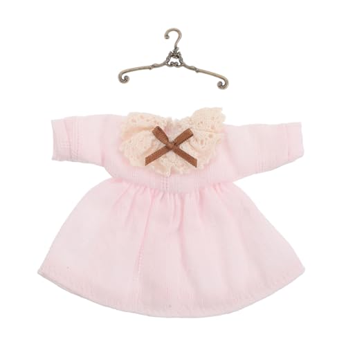 HEMOTON Exquisites Retro Puppenkleid mit Spitzenkragen Mini Puppenaccessoire für Puppen für Puppensammler und Puppenhaus Setups Kleiderbügel Farbton HEMOTON Exquisites Retro Puppenkleid mit Spitzenkragen Mini Puppenaccessoire für Puppen für Puppensammler und Puppenhaus Setups Kleiderbügel Farbton von HEMOTON