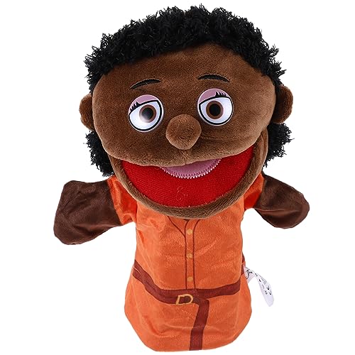 HEMOTON Familie Handpuppe interaktives Puppen Geburtstagsgeschenk Toy Plüschtiere Plüschpuppe Tür Cartoon-Handspielzeug Handspielzeug zum Geschichtenerzählen PP Baumwolle von HEMOTON