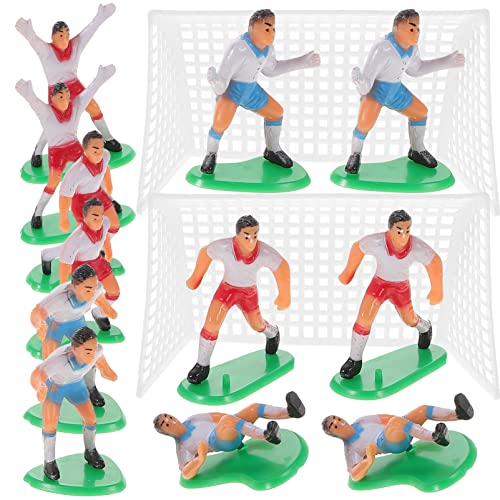 HEMOTON Fc Tortendeko Fussball Bayern Tortendeko 16 Sport Kuchen Topper Fußball Fußballspieler Kuchen Topper Kuchen Landschaft Ornament für Home Shop Bayern Spieler Minifiguren von HEMOTON
