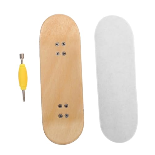 HEMOTON Finger Skateboard Handgefertigtes Ahornholz Mini Skateboard für Kreative Fingerbewegung mit Professionellen Lagern und Rädern Tragbar für Partys und Unterwegs HEMOTON Finger Skateboard Handgefertigtes Ahornholz Mini Skateboard für Kreative Fingerbewegung mit Professionellen Lagern und Rädern Tragbar für Partys und Unterwegs von HEMOTON