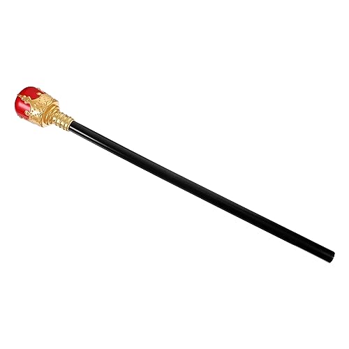 HEMOTON Für Halloween Königin Und Prinzessin Cosplay Requisiten Spazierstock Für Prinzen Königszepter Rot Halloween Kostümzubehör Halloween Kostümzubehör Halloween Kostüm von HEMOTON