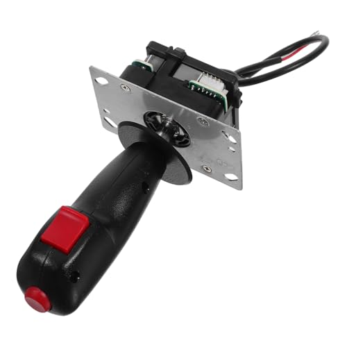 HEMOTON Game Console Rocker Hall Joystick Controller Spielcontroller -Board Netter Controller -Stand Joystick-Hebel Joystick -Flug Flugstock Joystick Chargers Spielstock Metall Schwarz von HEMOTON