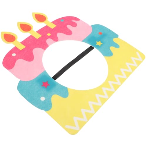 HEMOTON Geburtstagskronen Party Kopfbedeckung Dekoration Hasenmütze Rosa Partyhüte Steampunk-hut Verrückter Hut Clownhut Karneval Poop-hut Kopfbedeckung Cosplay Kahle Kappe Kostüm Papier von HEMOTON