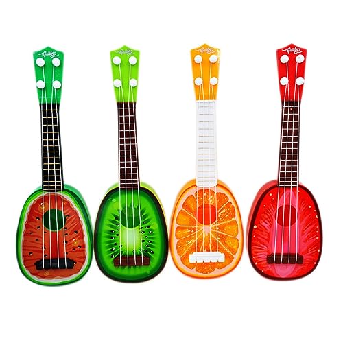 HEMOTON Gitarren-Ukulele-Spielzeug Kinderspielzeug Musikinstrumente Spielzeuge Gitarrenspielzeug Mini-Obstinstrumente Obst Gitarre Sortiert Spielzeugklavier von HEMOTON
