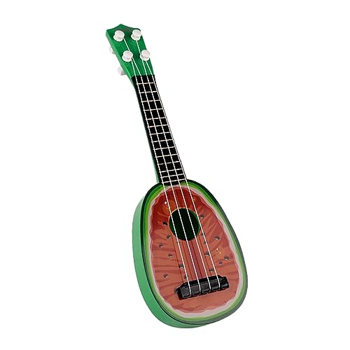 HEMOTON Gitarren Musikinstrumente Spielzeuge Obst Gitarre Rot Kind Spielzeugklavier Mini von HEMOTON