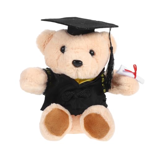 HEMOTON Graduierte Doktorbär Puppe Herzlichen Glückwunsch, Absolvent, Tierpuppe Abschlusssaison Puppe Abschluss-tierspielzeug Abschluss-Tier-schlüsselanhänger Diplom-bär Polyester Black HEMOTON Graduierte Doktorbär Puppe Herzlichen Glückwunsch, Absolvent, Tierpuppe Abschlusssaison Puppe Abschluss-tierspielzeug Abschluss-Tier-schlüsselanhänger Diplom-bär Polyester Black von HEMOTON