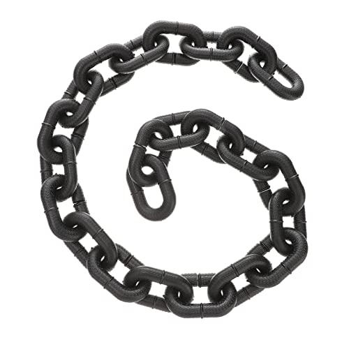 HEMOTON Halloween Dekoration Kette aus Kunststoff Lange und Flexible Schwarze Kette für Gruselige Party Requisite für Fotos für Halloween Feiern HEMOTON Halloween Dekoration Kette aus Kunststoff Lange und Flexible Schwarze Kette für Gruselige Party Requisite für Fotos für Halloween Feiern von HEMOTON