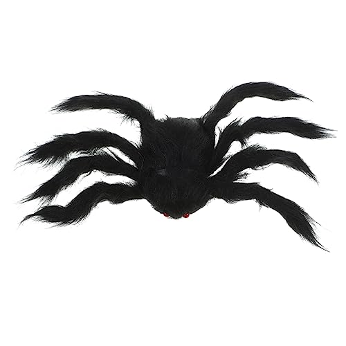 HEMOTON Halloween Haariger Hut Zubehör Möbelschieber Aufkleber Scheunendekor Chrom Spielzeugriegel Schnullergreifer Po Kits Krückenzubehör Stroh Sonnenblende Sonnenhüte Plüsch Schwarz von HEMOTON