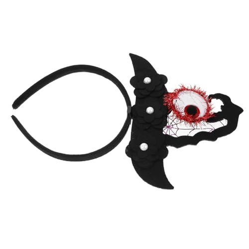 HEMOTON Halloween Hexenhut Haarreif mit Augen Kostümzubehör für Partys Vielseitig Einsetzbar und Stilvolles Accessoire für Frauen für Halloween Feiern und Themen Events von HEMOTON
