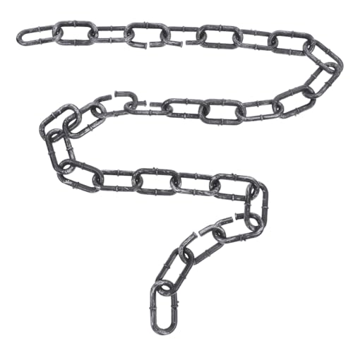 HEMOTON Halloween Ketten Requisiten aus Kunststoff für Party Dekoration Realistische Cosplay Zubehör für Einen Intensiven Halloween Lange Kette von HEMOTON