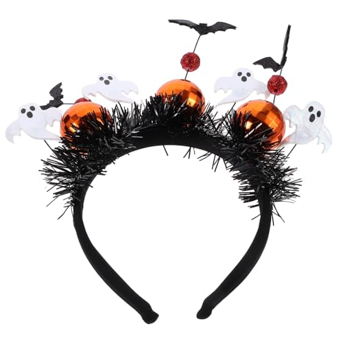 HEMOTON Halloween Kostüm Haarreif Weißer Geist mit Fledermaus Deko Leichter Kopfputz für Halloween Party Karneval Maskerade Universelle Bequem und Geschenkidee für Erwachsene HEMOTON Halloween Kostüm Haarreif Weißer Geist mit Fledermaus Deko Leichter Kopfputz für Halloween Party Karneval Maskerade Universelle Bequem und Geschenkidee für Erwachsene von HEMOTON