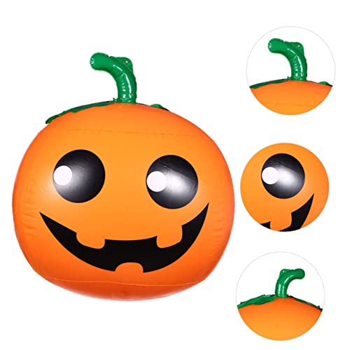 HEMOTON Halloween Kürbis Ballon Aufhängung aus Dickem Umweltfreundlichem PVC Aufblasbare Partydeko für Garten Bar Club und Halloween Feiern Wetterfeste Gartendekoration von HEMOTON