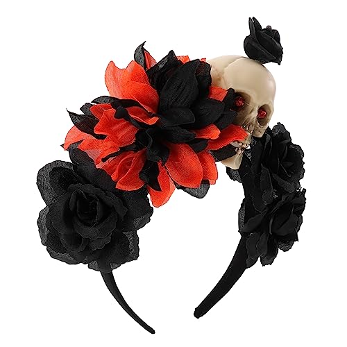 HEMOTON Halloween-Ohren Hörner Cosplay Halloween Stirnband Halloween-Dekorationen für die Haare halloween haarreif halloween headband Cosplay-Haarreifen Halloween-Kopfschmuck Stoff von HEMOTON