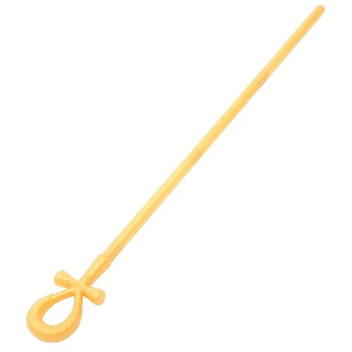 HEMOTON Halloween Pharaonen Stab Gehstock für Cosplay Zubehör und Halloween Feiern aus Stabilem für Mottopartys und Maskeraden von HEMOTON