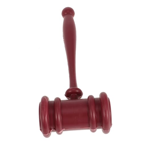 HEMOTON Halloween Richterhammer Kostümaccessoire Leichtes Gerichtssaal Hammer Requisite für Theater Aufführungen und Mottoparty für Juristen und Halloween Partys von HEMOTON