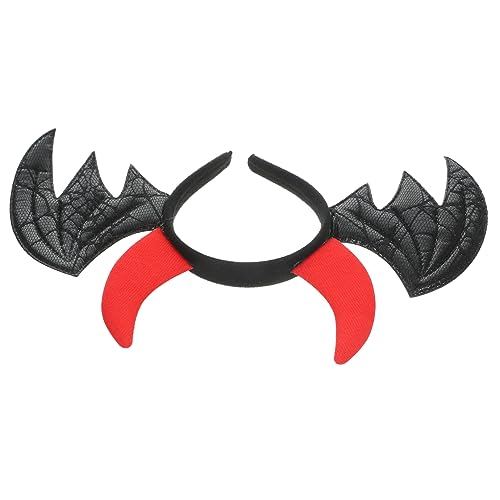 HEMOTON Halloween-Stirnbänder für Frauen Halloween Fledermaus Haarreif Hörner Cosplay halloween headband haarband halloween Party-Stirnbänder Halloween-Fledermaus-Haarbänder Stoff Black HEMOTON Halloween-Stirnbänder für Frauen Halloween Fledermaus Haarreif Hörner Cosplay halloween headband haarband halloween Party-Stirnbänder Halloween-Fledermaus-Haarbänder Stoff Black von HEMOTON