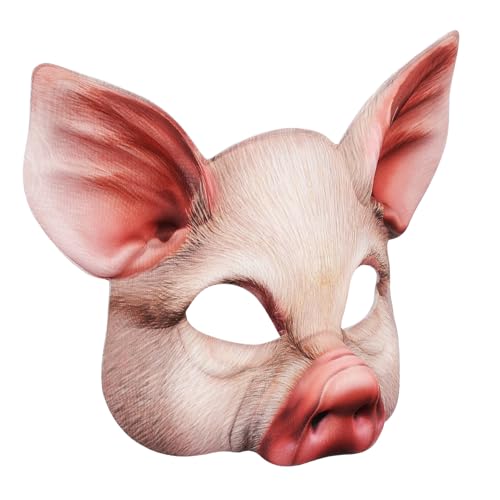 HEMOTON Halloween Tiermasken Venezianische Maskenmaske Karnevalsmaske Gesichtsmaske Tier Halloween Schweinemaske Erwachsene Cosplay Tierschweinmaske Gruselige Tiermaske Foto Requisite HEMOTON Halloween Tiermasken Venezianische Maskenmaske Karnevalsmaske Gesichtsmaske Tier Halloween Schweinemaske Erwachsene Cosplay Tierschweinmaske Gruselige Tiermaske Foto Requisite von HEMOTON