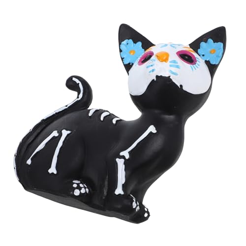 HEMOTON Halloween-cartoon-hundefigur, Gruselige Skulptur, Garten-innentierstatue von HEMOTON