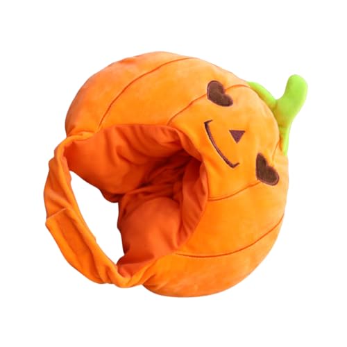 HEMOTON Halloween-hutzubehör Kürbisse Kürbishut Für Erwachsene Halloween -kürbisdekorationen Cosplay-kürbis-hut Kürbis Stirnband Party-kappe Orange von HEMOTON