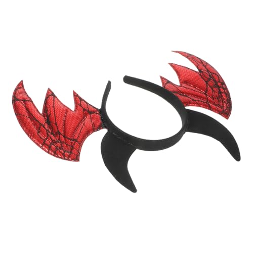 HEMOTON Halloween-stirnband Für Frauen Halloween-cosplay-stirnbänder Fledermaus-halloween-haarbänder Fledermaus Cosplay Kopfschmuck Halloween-teufelshörner Halloween-fledermäuse Rot Stoff HEMOTON Halloween-stirnband Für Frauen Halloween-cosplay-stirnbänder Fledermaus-halloween-haarbänder Fledermaus Cosplay Kopfschmuck Halloween-teufelshörner Halloween-fledermäuse Rot Stoff von HEMOTON