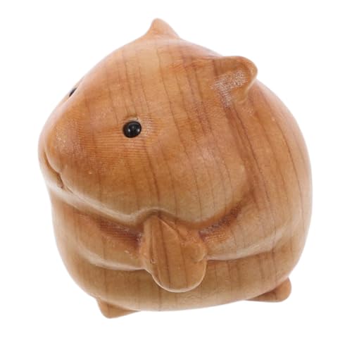 HEMOTON Sorgfältig Geschnitzte Hamsterstatue – Tierskulptur Aus Holz Für Sammler HEMOTON Sorgfältig Geschnitzte Hamsterstatue – Tierskulptur Aus Holz Für Sammler von HEMOTON