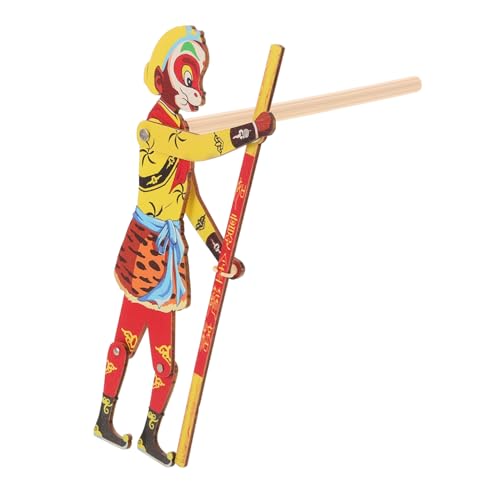 HEMOTON Handgefertigtes DIY Schattenspiel Chinesische Figur Traditionelles Puppenspielzeug für Kreatives Bastelset Fantasie und Geschicklichkeit von HEMOTON
