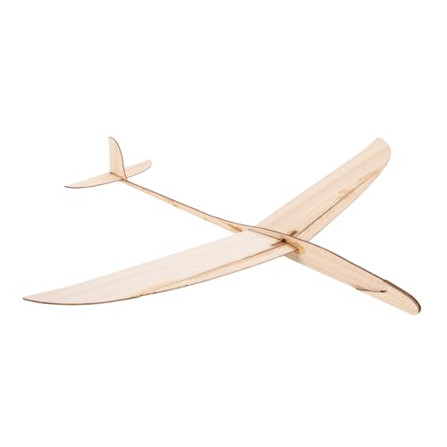HEMOTON Handgefertigtes Holz Segelflugzeug zum Werfen und Fliegen Langlebiges DIY Modell für Erwachsene Fördert Familieninteraktion und Spielerisches Lernen Drinnen und Draußen von HEMOTON