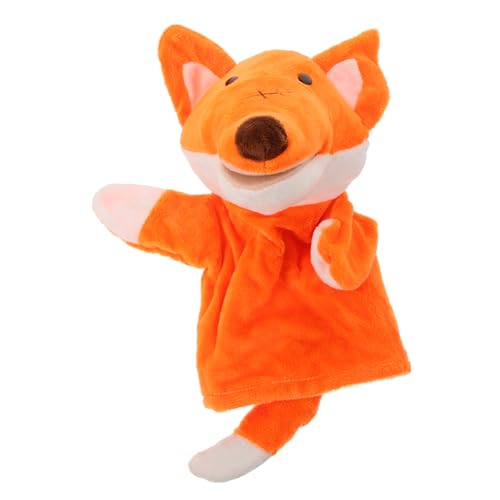 HEMOTON Handpuppe Früherziehung Die Marionetten Puppen Kleine Puppe Pädagogische Handpuppe Tiere Füchse Handpuppe Plüsch von HEMOTON