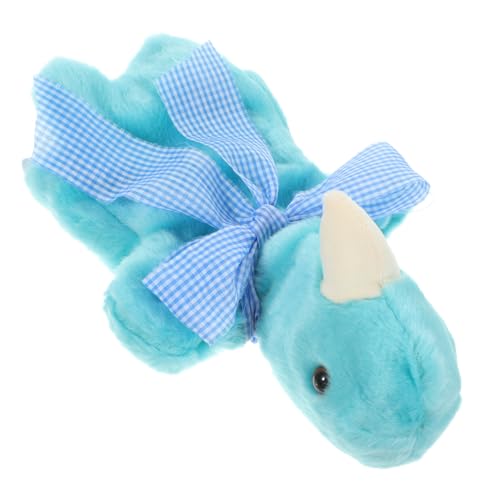 HEMOTON Handpuppe Früherziehung Handpuppe Tier Tiere Pädagogische Handpuppe Puppen Für Puppe Für Hand Zum Geschichtenerzählen Himmelblau Plüsch von HEMOTON