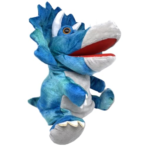 HEMOTON Realistische Dinosaurier-handpuppe Plüsch-Dinosaurier Stofftier Für Jungen Und Mädchen Pädagogisches Handpuppenspielzeug von HEMOTON