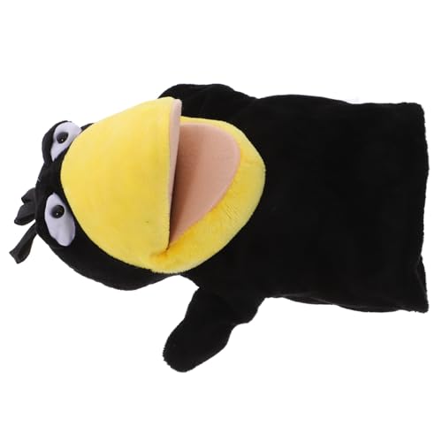 HEMOTON Handpuppe Krähe Das Tier Für Die Marionetten Tiere Minipuppen Fingerpuppen Finger Fingerpuppe Schöner Finger Schwarzer Plüsch HEMOTON Handpuppe Krähe Das Tier Für Die Marionetten Tiere Minipuppen Fingerpuppen Finger Fingerpuppe Schöner Finger Schwarzer Plüsch von HEMOTON