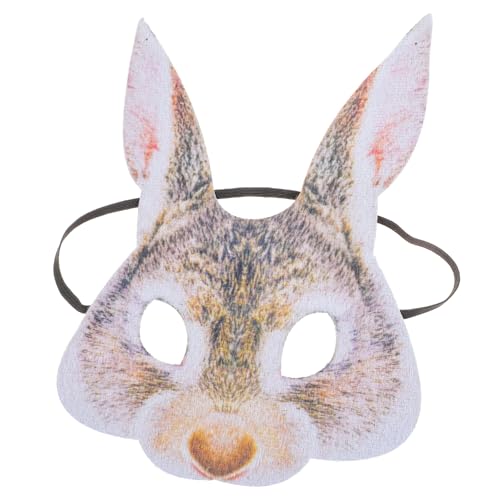 HEMOTON Hasenmaske Partymaske Requisite Gesichtsdekoration Kreative Maske Tier Maskerade Masken Frauenmaske Kindermaske Cosplay Maske Halloween Maske Requisite Karnevalsmaske von HEMOTON