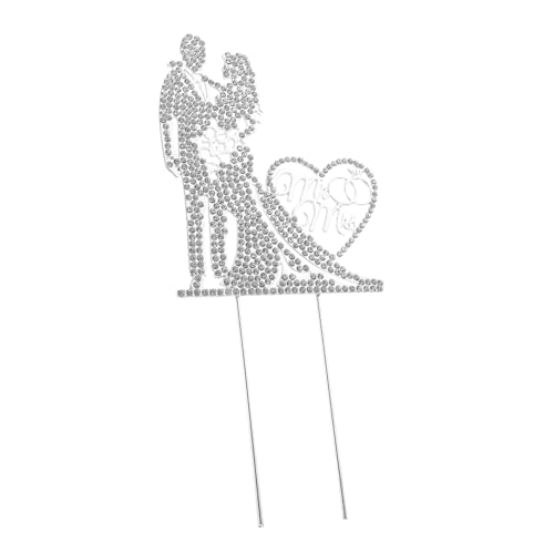HEMOTON Einzigartiger Tortenaufsatz Für Hochzeiten Tortenschmuck Aus Metall – Tortenaufsatz Für Besondere Anlässe von HEMOTON