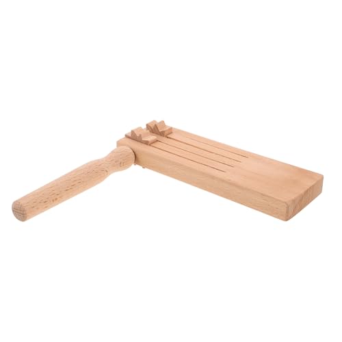 HEMOTON Holz Resonanzbrett Rassel Ratschenspielzeug Holz Krachmacher Jubel Krachmacher Klangmaschine Krachmacher Grogger Krachmacher Für Sportveranstaltungen Traditionelle von HEMOTON