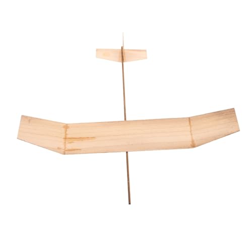 HEMOTON Holz Segelflugzeug Bausatz DIY Modellflugzeug zum Werfen Bemalbar Leichter Gleiter für Stabile von Kreativität und Geschicklichkeit für Eltern Junge Mädchen Aktivitäten im Freien von HEMOTON