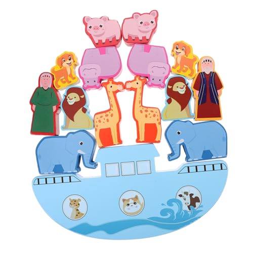 HEMOTON Holzspielzeug Cartoon Balancierblöcke Bunte Bauklötze Pädagogisches Kinderspielzeug zur Motorik und Sozialkompetenz Langlebig und Sicher für Jungen und Mädchen HEMOTON Holzspielzeug Cartoon Balancierblöcke Bunte Bauklötze Pädagogisches Kinderspielzeug zur Motorik und Sozialkompetenz Langlebig und Sicher für Jungen und Mädchen von HEMOTON