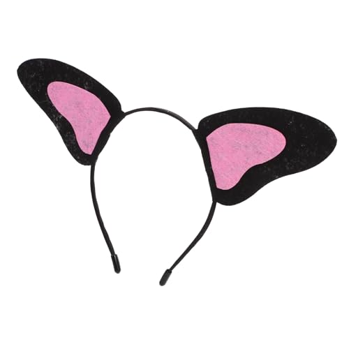 HEMOTON Hund Ohren Stirnband aus Schwarzem Filz Elastisches Hundekostüm Haarreif für Cosplay Halloween Party und Karneval Niedliches Hundeohren Design für Damen HEMOTON Hund Ohren Stirnband aus Schwarzem Filz Elastisches Hundekostüm Haarreif für Cosplay Halloween Party und Karneval Niedliches Hundeohren Design für Damen von HEMOTON