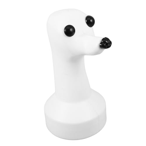 HEMOTON Hundepflege Modell Stehendes Hundekopf Mannequin DIY Hundekopf Modell für Grooming Vielseitiger Hundemodellständer für Haustierbekleidung und Zubehör von HEMOTON
