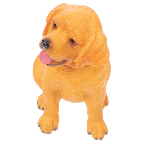 HEMOTON Handwerkskunst Labrador Hund Statue Pet Spielzeug Simulation Welpen Modell von HEMOTON